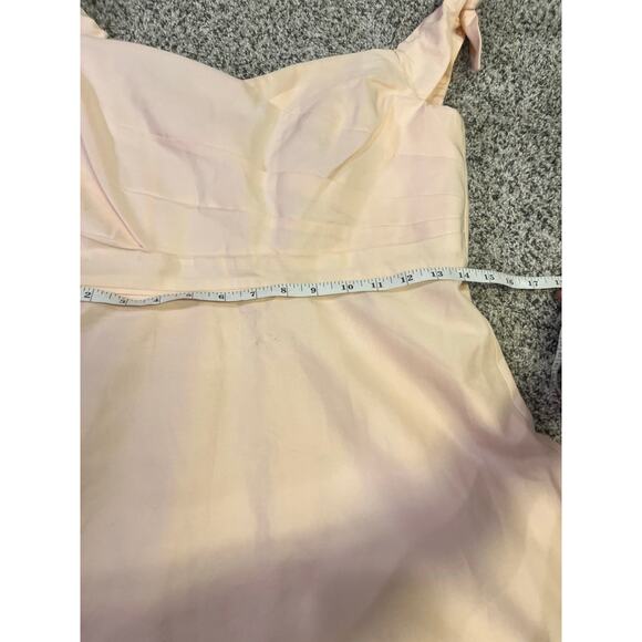 J.Crew Silk Blend Pink Tie Strap Dress Size 6 NEW Petal Pink‎  A-Line Sweetheart - Picture 8 of 16